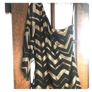 One shoulder party dress